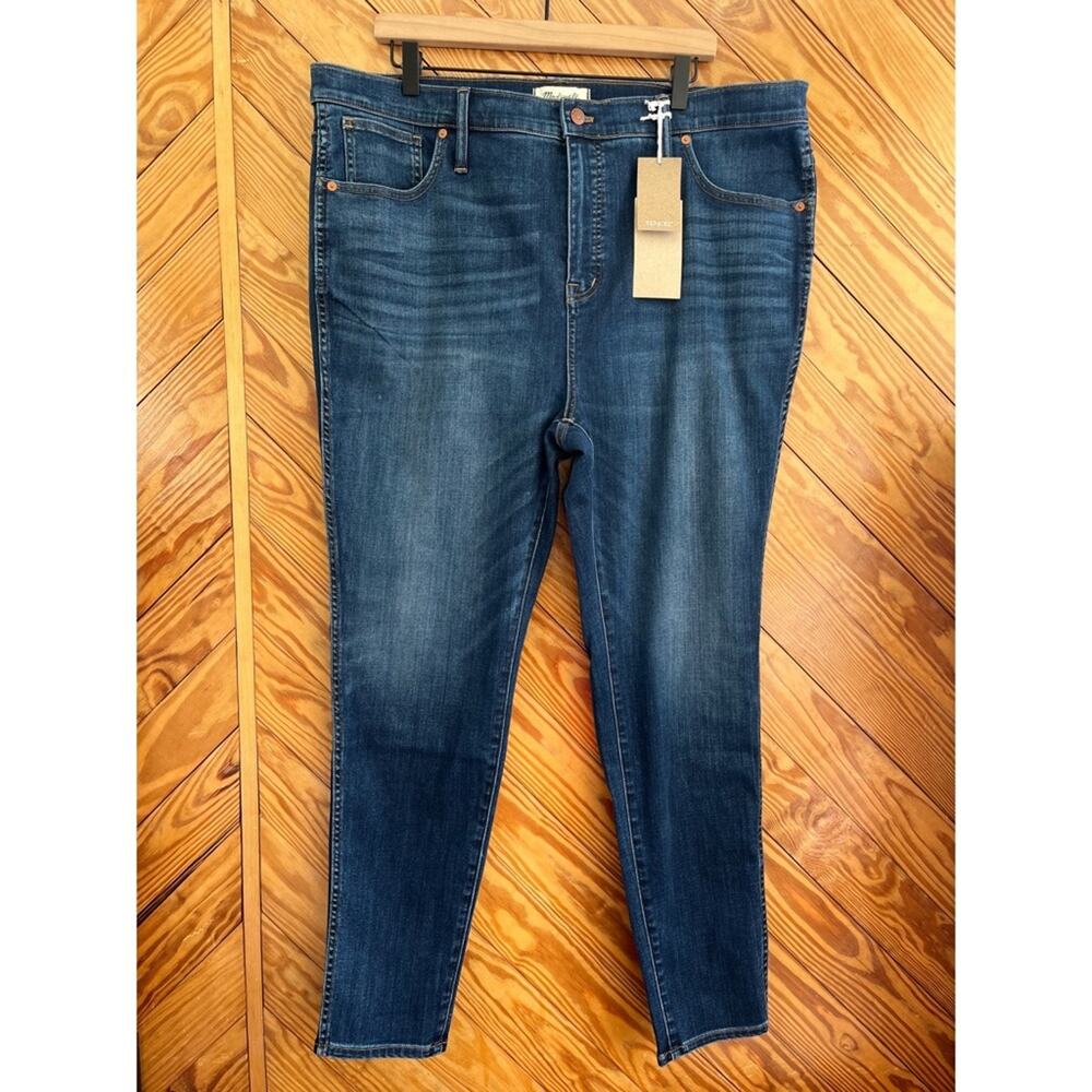 Madewell 10" High-Rise Skinny Jeans Plus Size 35W - Picture 6 of 9